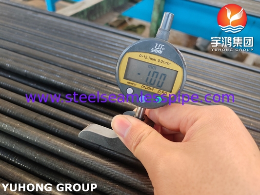 Carbon Steel Tube A333 GR.1 Low Fin Tube For Evaporators and Chillers