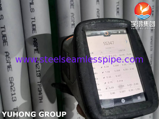 ASME SA213 TP347H Bụi không may thép không gỉ cho máy sưởi và máy sưởi không khí