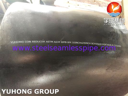 Phụ kiện đường ống hàn mông ASTM A234 WPB -WX Dầu khí Hóa chất B16.9 Phân bón