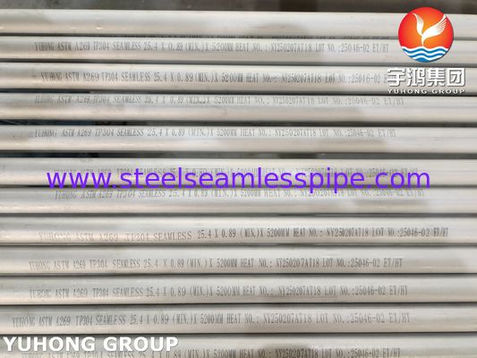 Ống thép không gỉ liền mạch ASTM A269 TP304 (1.4301) cho bộ trao đổi nhiệt