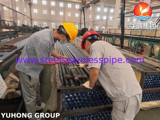 Ống cánh tản nhiệt nhúng bằng thép hợp kim ASME SA209 với cánh tản nhiệt AL1060 cho bộ trao đổi nhiệt