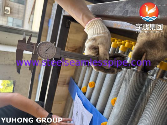 Ống vây đùn bằng thép không gỉ ASTM A213 TP304 cho bộ trao đổi nhiệt làm mát bằng không khí