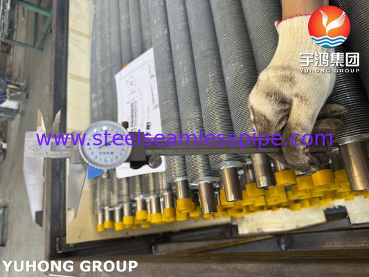 Ống vây đùn bằng thép không gỉ ASTM A213 TP304 cho bộ trao đổi nhiệt làm mát bằng không khí