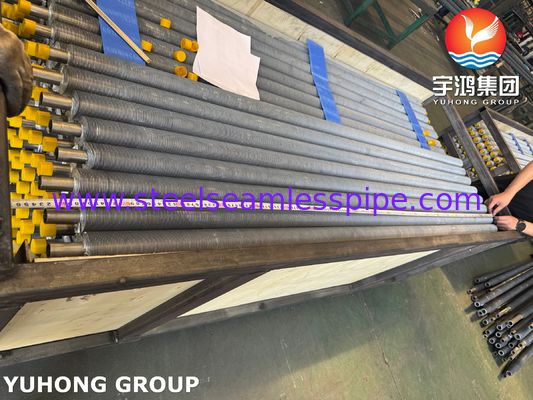 Ống vây đùn bằng thép không gỉ ASTM A213 TP304 cho bộ trao đổi nhiệt làm mát bằng không khí