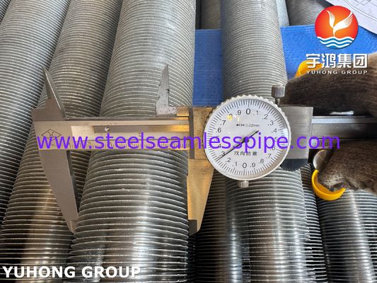 EN10217-7 1.4301 Bụi thép không gỉ với tất cả các vây ống vây được ép ra cho HVAC&R