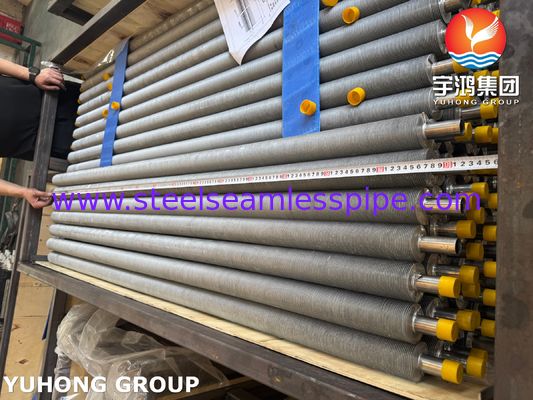 EN10217-7 1.4301 Bụi thép không gỉ với tất cả các vây ống vây được ép ra cho HVAC&R