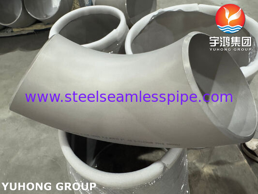 ASTM B366 WPHC276 / UNS N10276 BW Phụ kiện ống Hastelloy C276 Cúp tay 45 độ 90 độ