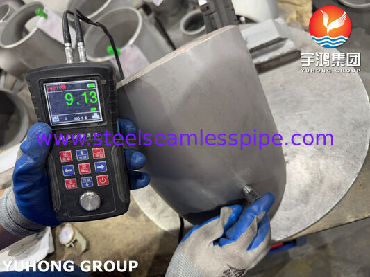 ASTM B366 WPHC276 / UNS N10276 BW Phụ kiện ống Hastelloy C276 Cúp tay 45 độ 90 độ