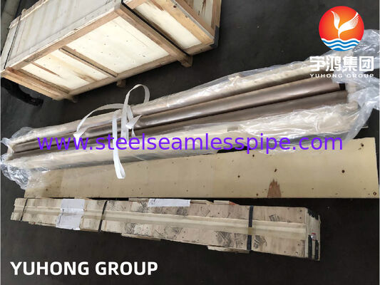 Ống Đồng Niken liền mạch ASTM B466 C70600 90/10 Chống ăn mòn cho ứng dụng nước biển