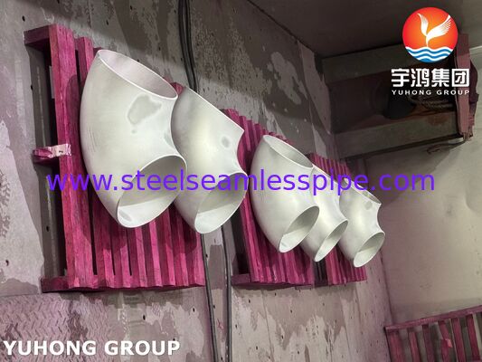 Cút thép không gỉ ASTM A403 WP316L góc 90 độ, hàn đối đầu