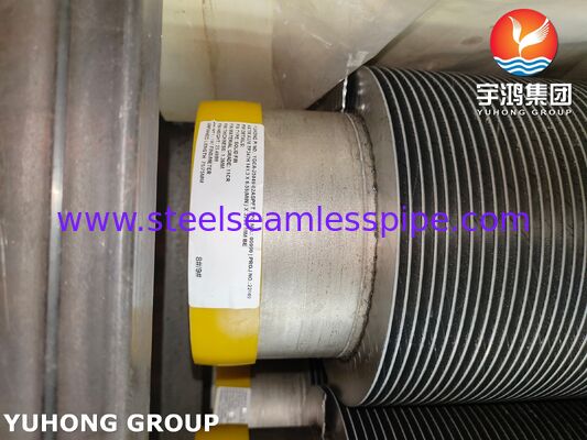 Ống cánh tản nhiệt hàn tần số cao TP347H Ống cơ sở & Vây CS cho Lò hơi & Bộ gia nhiệt