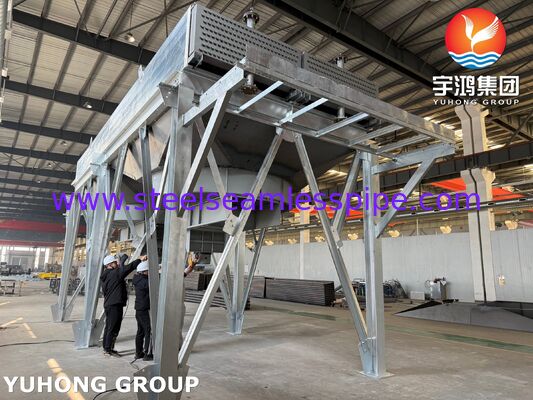 Bó ống làm mát không khí Monel 400 với cánh tản nhiệt nhôm đùn và ống liền mạch ASME SB163