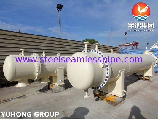 Bộ trao đổi nhiệt đầu nổi kiểu AES có đóng dấu ASME U với ống TP316L cho dịch vụ khắc nghiệt