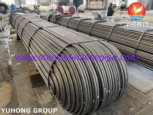 Bó ống chùm trao đổi nhiệt SA350 LF2 CL1 Tấm ống SA334 Gr.6 Ống uốn chữ U
