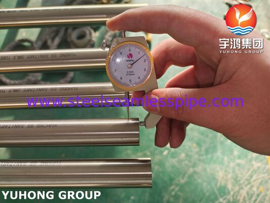 Ống thép không gỉ ASTM A270 TP304 ủ sáng liền mạch vệ sinh cho ngành chế biến thực phẩm