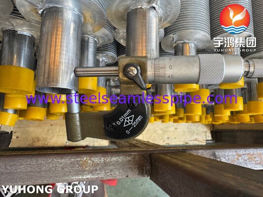 EN 10217-7 1.4301 Bụi vây ép cho nồi hơi và máy làm mát không khí