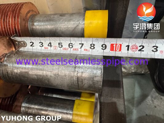 Ống có cánh nhúng cho nồi hơi & bộ tiết kiệm A106 Gr.B Gốc Đồng Vây