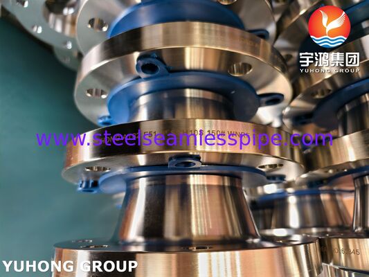 Mặt bích cổ hàn bằng thép rèn ASTM A182 F51 S31804 150 # -2500 # B16.5