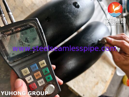 ASTM A420 WPL6-S 90 ° Long Radius Elbow Wrought Carbon Steel Cho Dịch vụ Nhiệt độ thấp