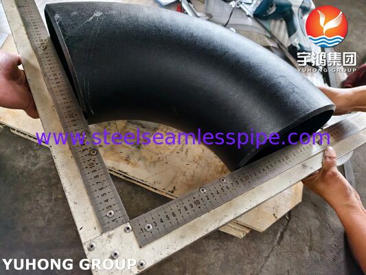 ASTM A420 WPL6-S 90 ° Long Radius Elbow Wrought Carbon Steel Cho Dịch vụ Nhiệt độ thấp