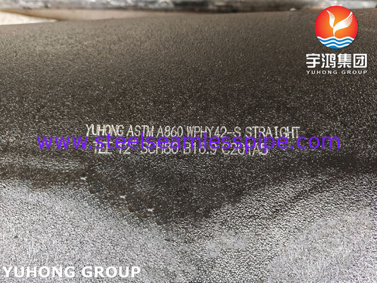 ASTM A860 WPHY42-S Equal Tee Phòng hàn chân thép cường độ cao cho hệ thống đường ống áp suất cao