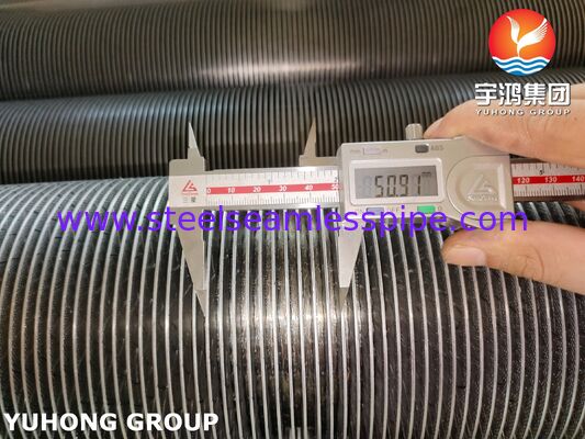 A335 P9 HFW ống có vây cho máy trao đổi nhiệt nhiệt độ cao Vây thép carbon