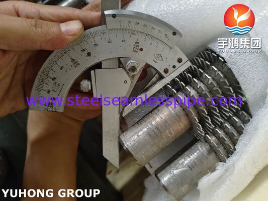 Tần số cao hàn ống sợi vây TP304H cơ sở / SS304 Fin