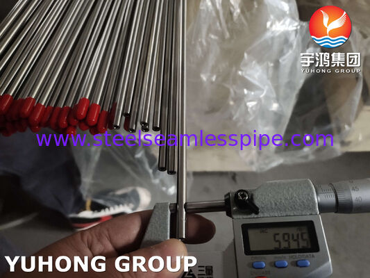 ASTM A269 TP316L BA Thép không gỉ ống liền mạch cho nhà máy thực phẩm 320# bên ngoài đánh bóng