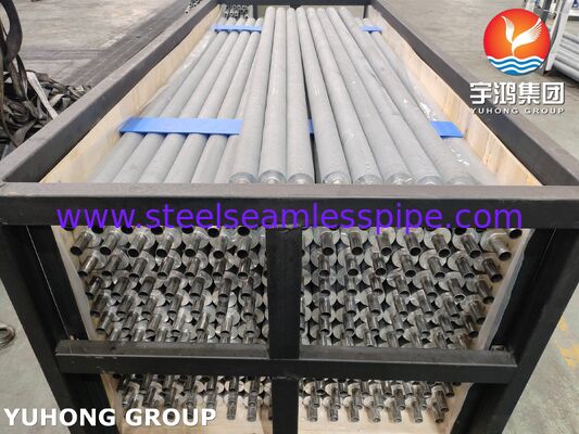 EN 10217-7 1.4301 ống vây ép cho máy làm mát không khí Thu hồi nhiệt