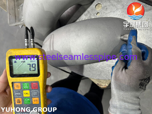 Cút thép không gỉ ASTM A403 WP304H, loại ngắn, hàn đối đầu, không mối nối B16.9