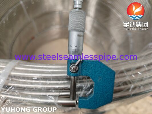 ASTM A269 TP316L ống cuộn lò sưởi sáng thép không gỉ cho ứng dụng chất lỏng công nghiệp