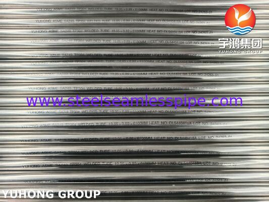 Ống hàn thép không gỉ ủ sáng ASME SA249 TP304 cho hệ thống làm lạnh