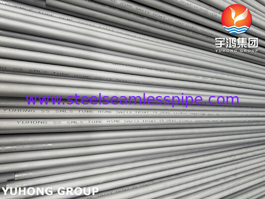 ASME SA213 TP347 ống trao đổi nhiệt liền mạch bằng thép không gỉ