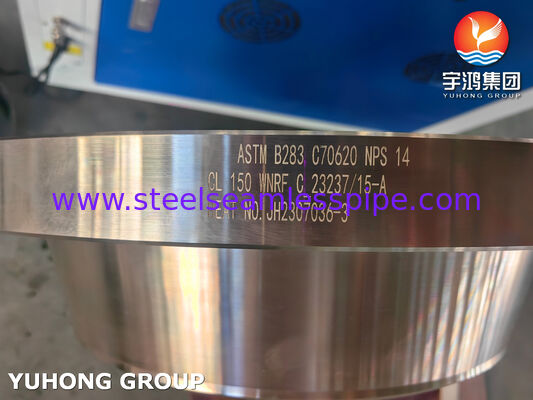 ASTM B283 Hợp kim đồng C70620 đồng (UNS C70620) Phép rèn, hợp kim đồng-nickel chống nước biển