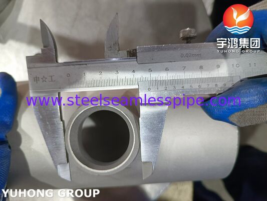 ASTM B366 C276 BW TEE bằng nhau và không bằng nhau Kháng ăn mòn cao Hastelloy C276 Butt Weld Pipe Fitting