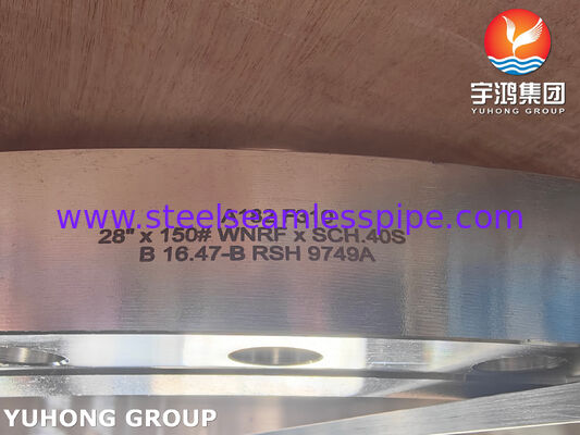 ASTM A182 F310 Vòng cổ hàn rèn thép không gỉ cho hệ thống đường ống nhiệt độ cao và áp suất cao