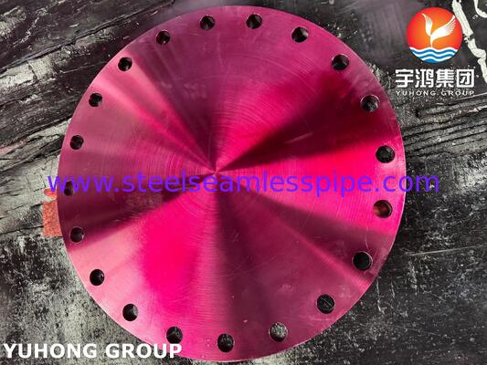 ASTM A182 F55 Super Duplex Stainless Steel Blind Flange với mặt nâng lớp 150 đến 1500