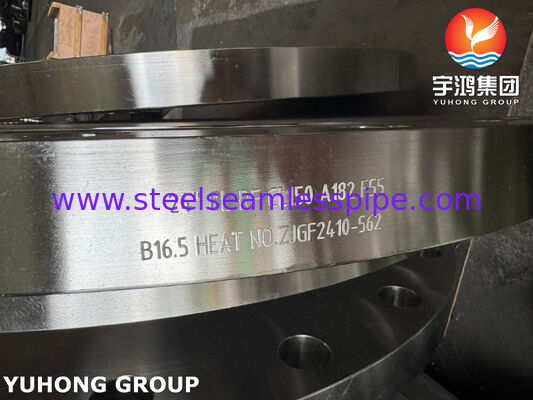 ASTM A182 F55 Super Duplex Stainless Steel Blind Flange với mặt nâng lớp 150 đến 1500