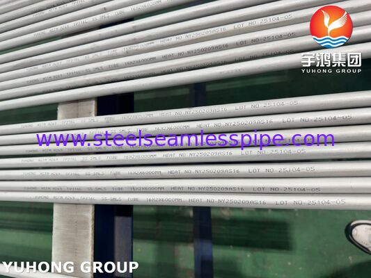 Thép không gỉ ASTM A269 TP316L ống liền mạch cho máy ngưng tụ, ướp và lò sưởi