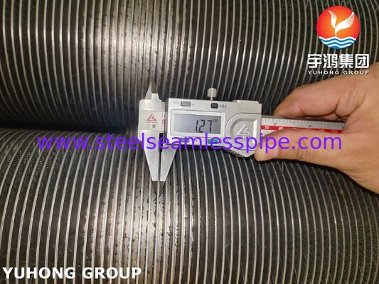 Ống cánh TP347H theo ASTM A376 CS, Ống cánh composite chịu nhiệt độ cao (CS nền + cánh TP347H)