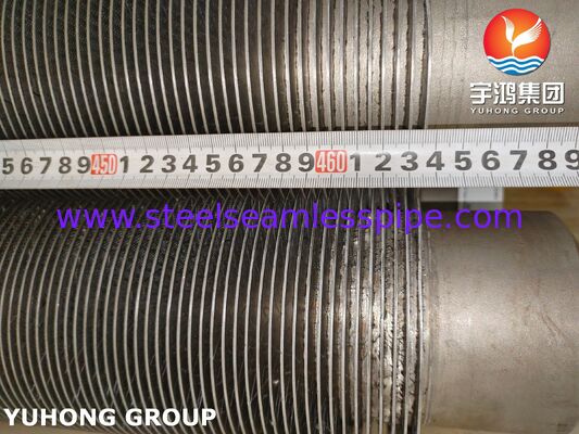 Ống cánh TP347H theo ASTM A376 CS, Ống cánh composite chịu nhiệt độ cao (CS nền + cánh TP347H)