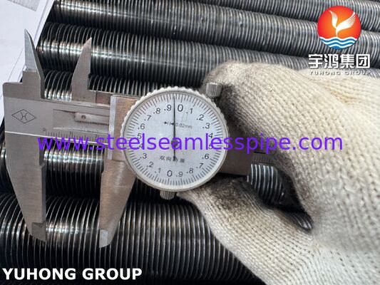 A179 / AL1060 ống vây vây cho máy trao đổi nhiệt và nồi hơi hiệu quả