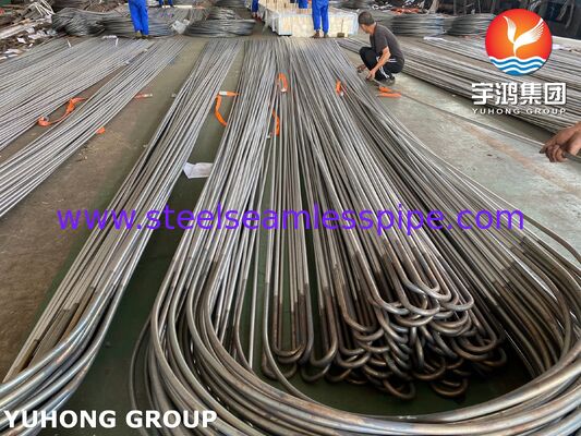 Ống trao đổi nhiệt dạng chữ U hợp kim Niken Monel400 ASME SB163 N04400