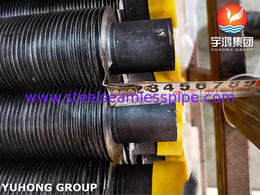 Aletas Embutidas de CS en Tubos A179 para Calderas, Intercambiadores de Calor y Precalentadores de Aire