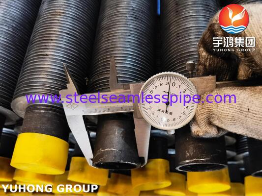 Aletas Embutidas de CS en Tubos A179 para Calderas, Intercambiadores de Calor y Precalentadores de Aire