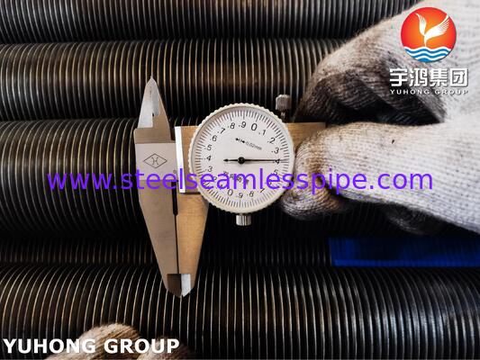 Aletas Embutidas de CS en Tubos A179 para Calderas, Intercambiadores de Calor y Precalentadores de Aire