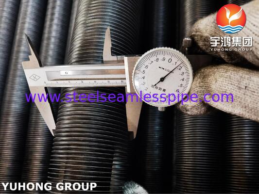 Aletas Embutidas de CS en Tubos A179 para Calderas, Intercambiadores de Calor y Precalentadores de Aire