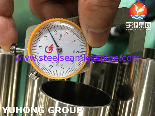 320 / 240 Grit ASTM A269 TP304L Stainless Steel Bright Annealed Tube Cho ứng dụng vệ sinh