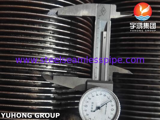 HFW Solid Welded Fined Tubes ASTM A312 TP321H Thép không gỉ cho máy siêu sưởi