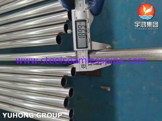 Ống hàn thép không gỉ ASTM A249 TP304 ủ sáng cho nhà máy bia, ống đánh bóng điện